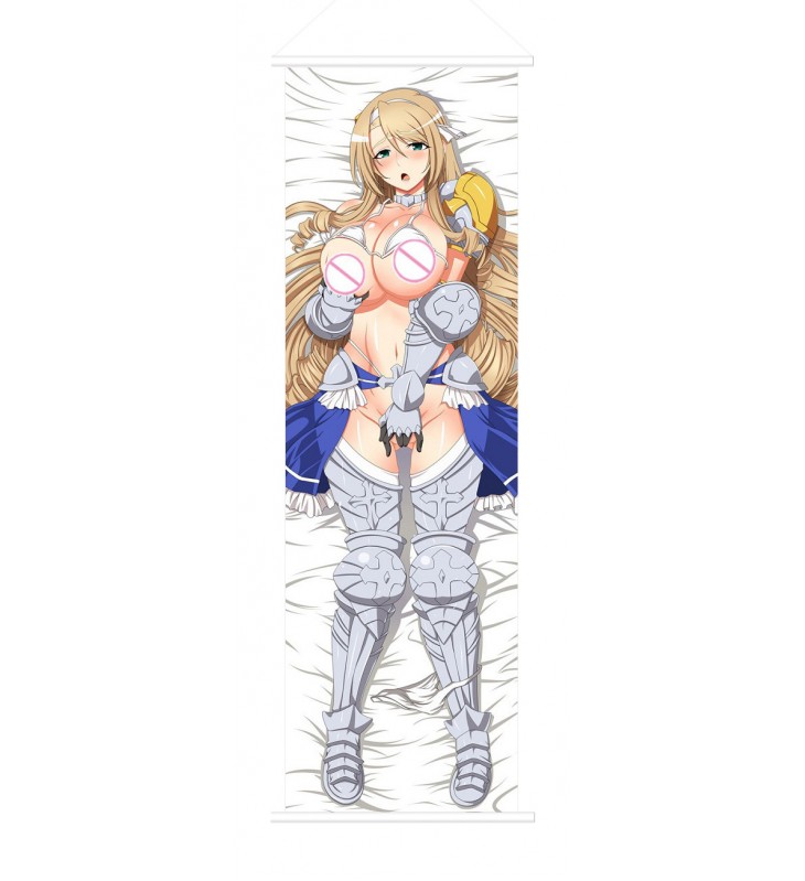 Lady Knight Japanese Anime Painting Home Decor Wall Scroll Posters