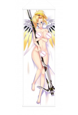 Mercy Overwatch Anime Wall Poster Banner Japanese Art