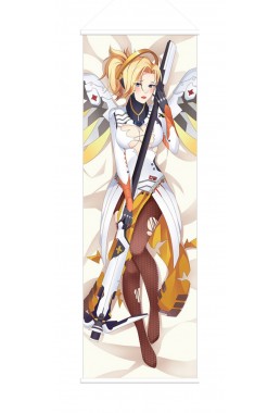Mercy Overwatch Anime Wall Poster Banner Japanese Art