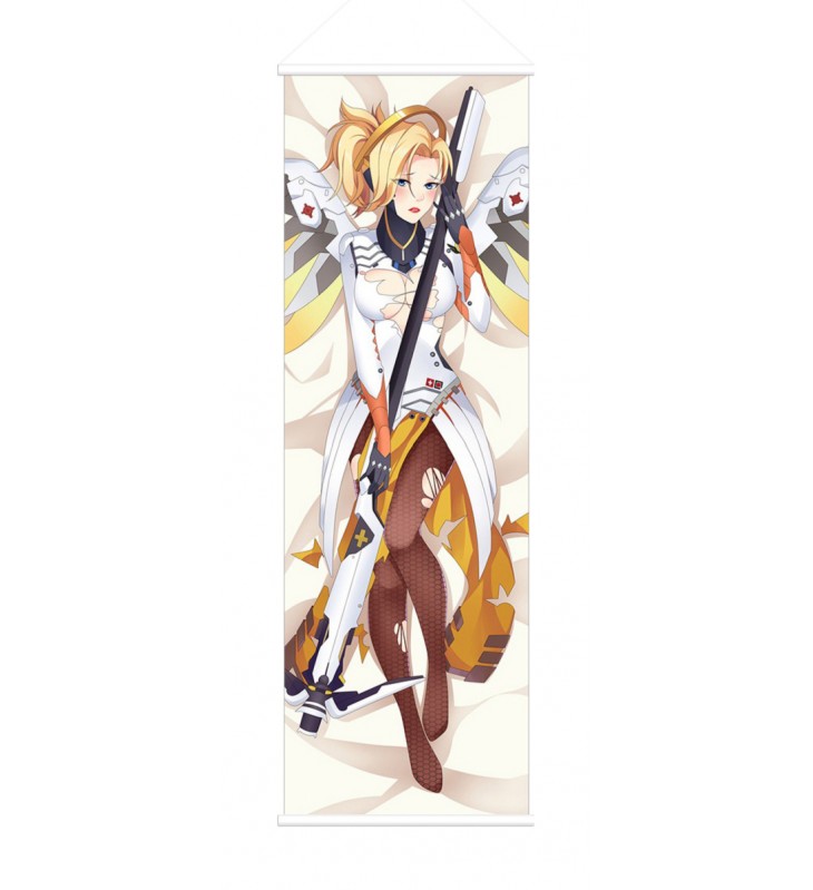 Mercy Overwatch Anime Wall Poster Banner Japanese Art