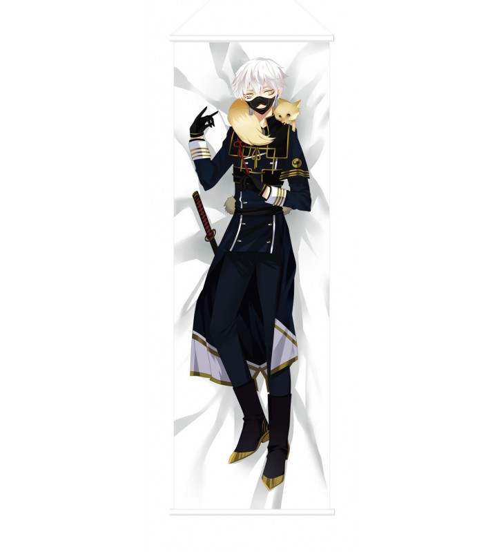 Nakigitsune Touken Ranbu Scroll Painting Wall Picture Anime Wall Scroll Hanging Deco