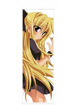 Nanoha Takamachi and Fate Testarossa Magical Girl Lyrical Nanoha Anime Wall Poster Banner Japanese Art