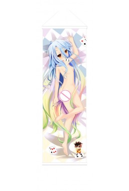 No game no life Shiro Anime Wall Poster Banner Japanese Art