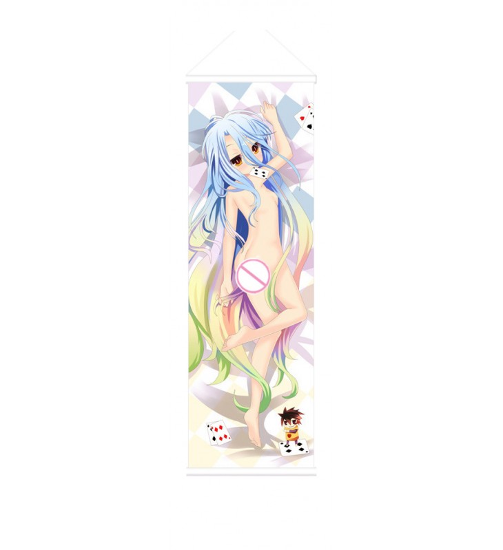 No game no life Shiro Anime Wall Poster Banner Japanese Art