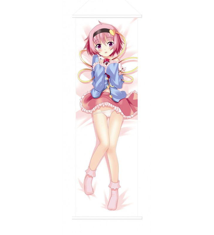 Pink Haired Kawaii Girl Japanese Anime Painting Home Decor Wall Scroll Posters