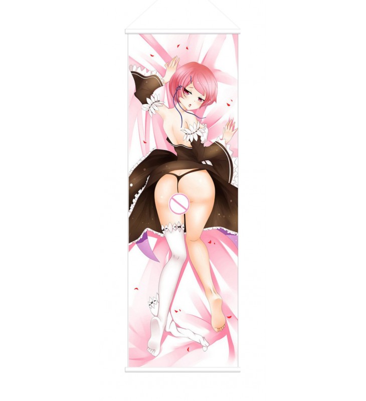 Ram Re Zero and Yukari Yuzuki Vocaloid Anime Wall Poster Banner Japanese Art