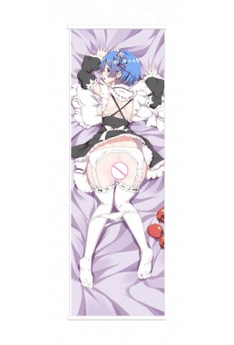 Rem Re Zero Anime Wall Poster Banner Japanese Art