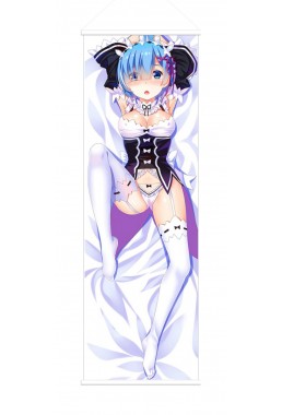 Rem Re Zero Anime Wall Poster Banner Japanese Art