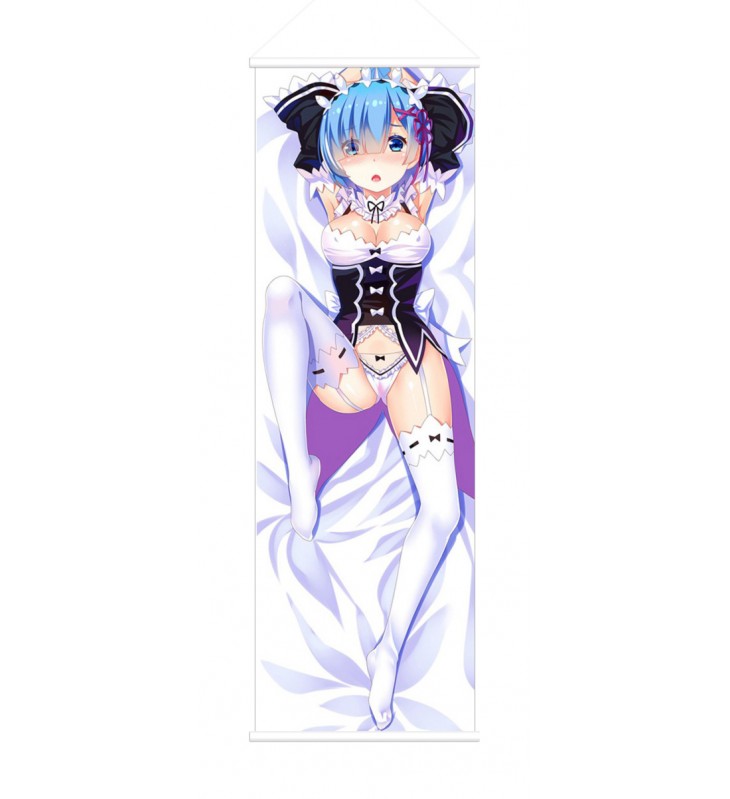 Rem Re Zero Anime Wall Poster Banner Japanese Art