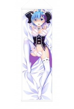 Rem Re Zero Anime Wall Poster Banner Japanese Art