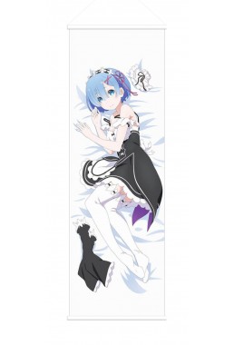 Rem Re Zero Anime Wall Poster Banner Japanese Art