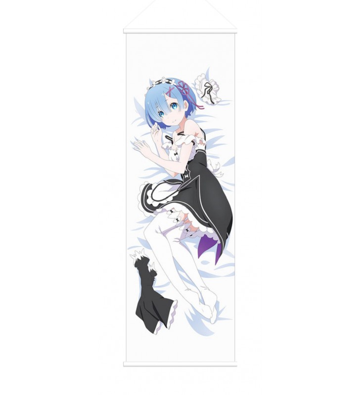 Rem Re Zero Anime Wall Poster Banner Japanese Art