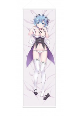 Rem Re Zero Anime Wall Poster Banner Japanese Art