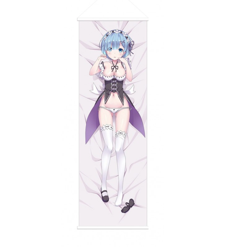 Rem Re Zero Anime Wall Poster Banner Japanese Art