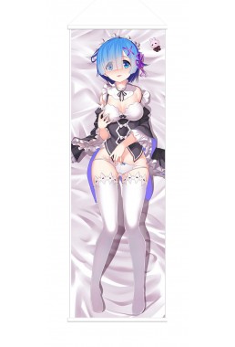 Rem Re Zero Anime Wall Poster Banner Japanese Art