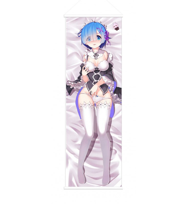 Rem Re Zero Anime Wall Poster Banner Japanese Art