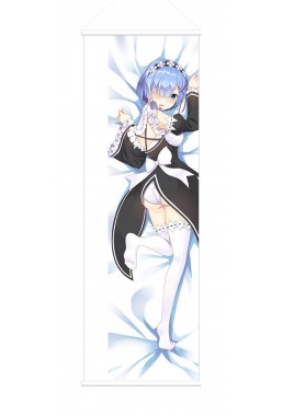 Rem Re Zero Anime Wall Poster Banner Japanese Art