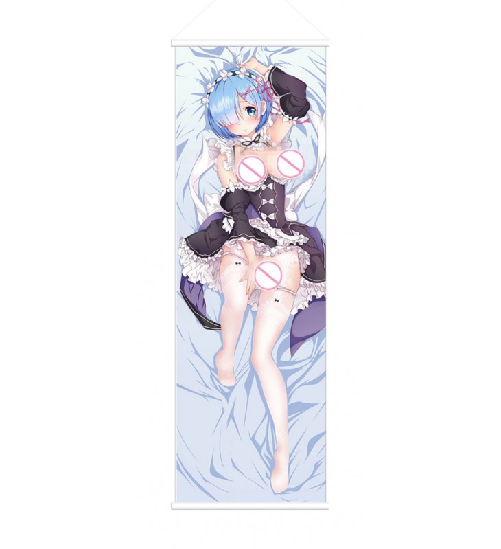 Rem Re Zero Anime Wall Poster Banner Japanese Art