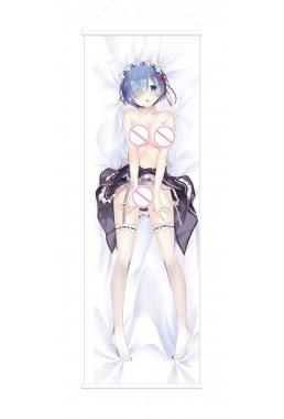 Rem Re Zero Anime Wall Poster Banner Japanese Art