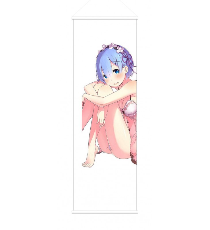 Rem Re Zero Anime Wall Poster Banner Japanese Art