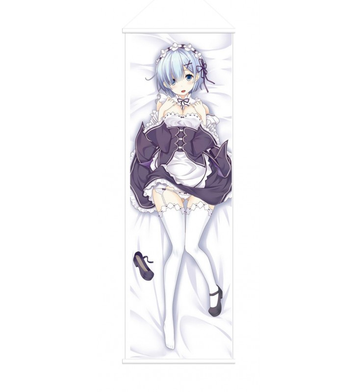 Rem Re Zero Anime Wall Poster Banner Japanese Art