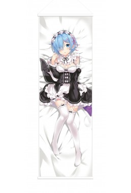 Rem Re Zero Anime Wall Poster Banner Japanese Art