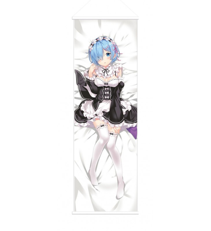 Rem Re Zero Anime Wall Poster Banner Japanese Art