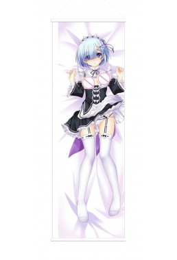 Rem ReZero Anime Wall Poster Banner Japanese Art