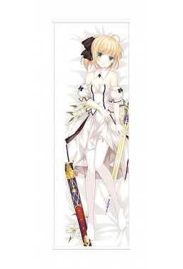 Saber Fate Anime Wall Poster Banner Japanese Art