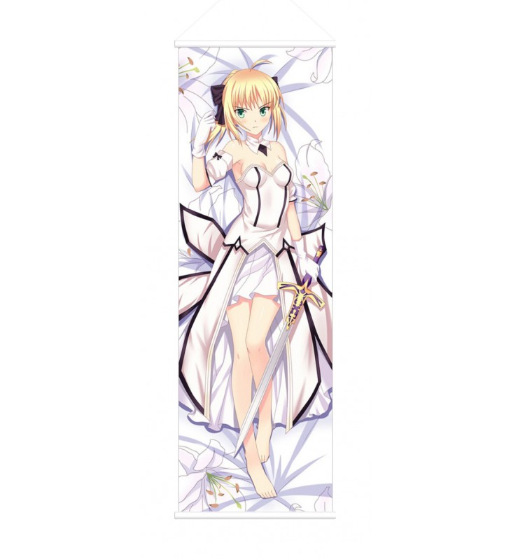 Saber Fate Anime Wall Poster Banner Japanese Art
