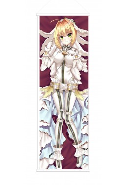 Saber Fate Anime Wall Poster Banner Japanese Art