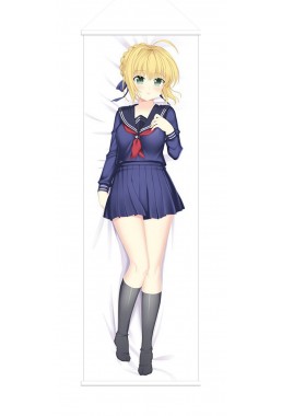 Saber Fate Anime Wall Poster Banner Japanese Art