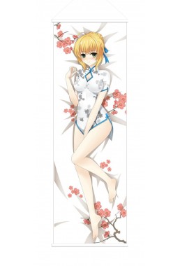 Saber Fate Stay Night Anime Wall Poster Banner Japanese Art