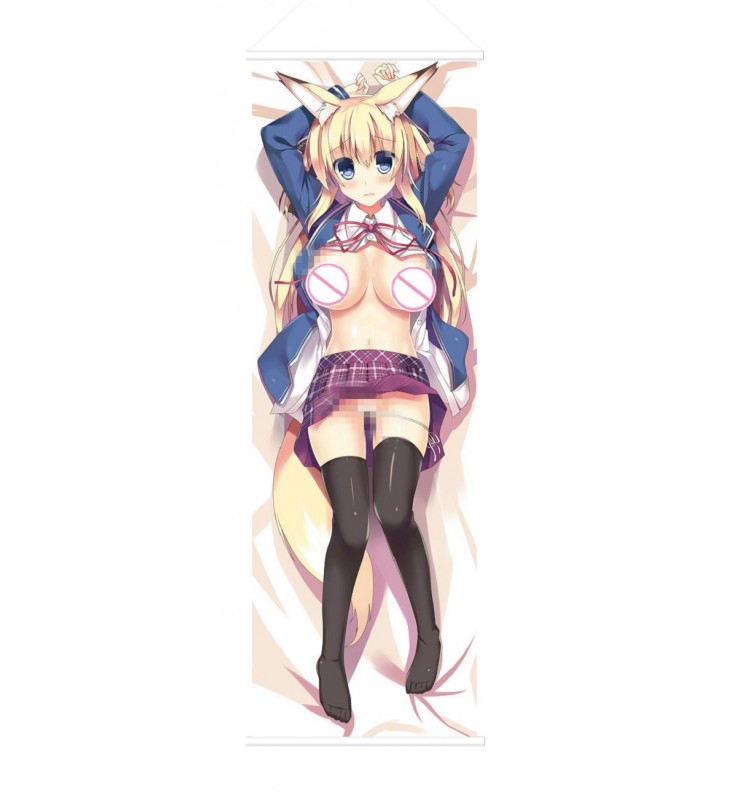 Cat Girl Anime Wall Poster Banner Japanese Art