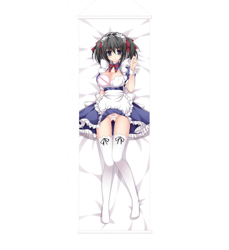 Sexy Maid Lady Scroll Painting Wall Picture Anime Wall Scroll Hanging Deco