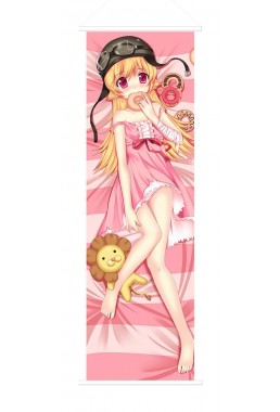 Shinobu Oshino Bakemonogatari Japanese Anime Painting Home Decor Wall Scroll Posters