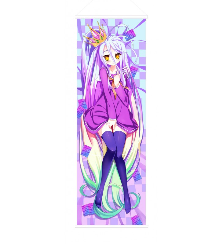 Shiro No Game No Life Anime Wall Poster Banner Japanese Art