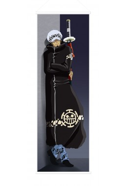 Trafalgar Law Shichibukai Japanese Anime Painting Home Decor Wall Scroll Posters