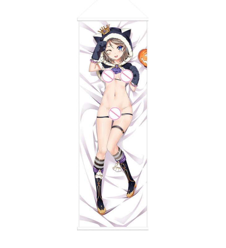 Watanabe You Love Live! Sunshine Anime Wall Poster Banner Japanese Art