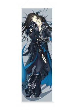 Yaoi Male Character Scroll Painting Wall Picture Anime Wall Scroll Hanging Deco