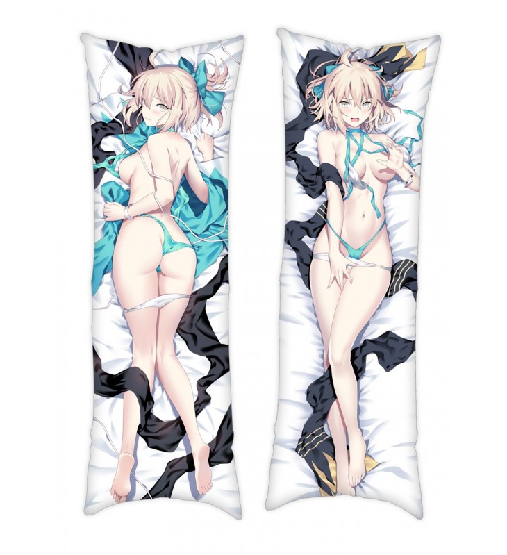 FateGrand Order Okita Souji Anime Dakimakura Japanese Hug Body PillowCases
