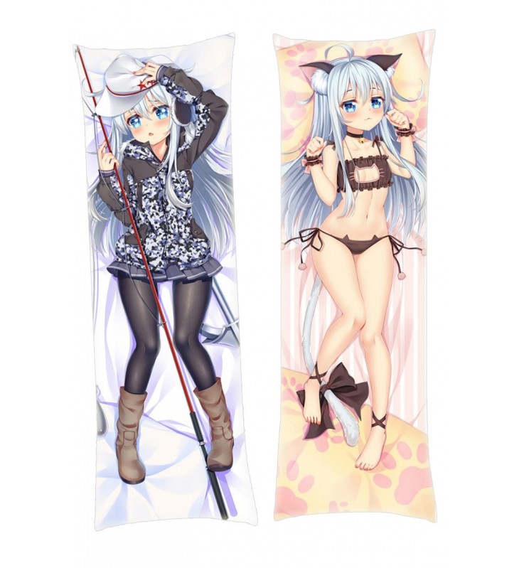 Hibiki Kantai Collection Anime Dakimakura Japanese Hugging Body Pillow Cover