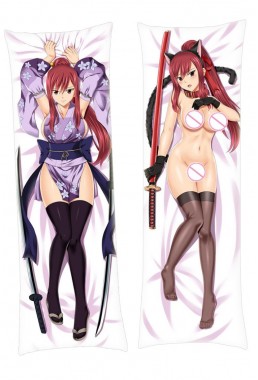 Fairy Tail Erza Scarlet Anime Dakimakura Pillowcover Japanese Love Body Pillowcase