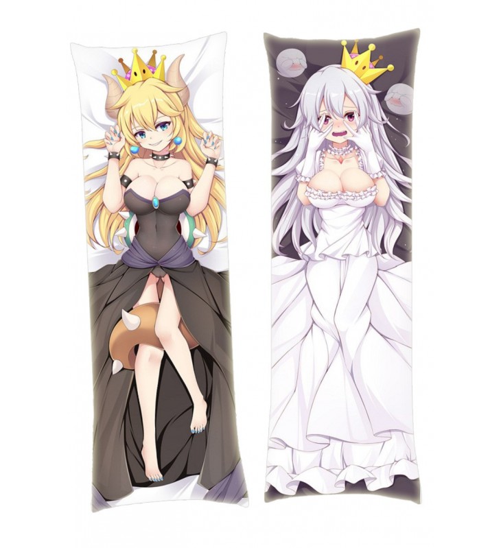 Super Mario Bowsette Princess Bowser Anime Dakimakura Pillowcover Japanese Love Body Pillowcase