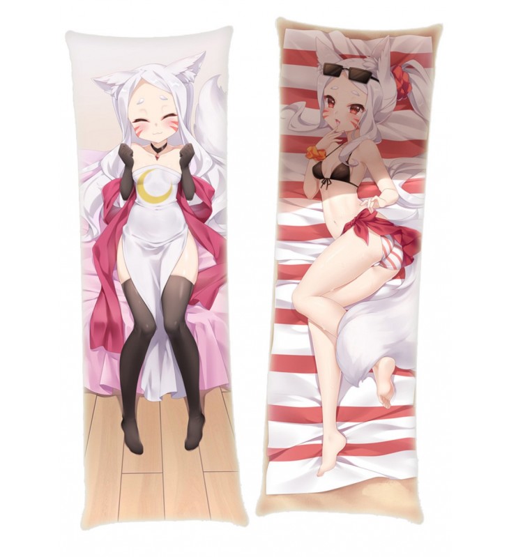 Sewayaki Kitsune no Senko-san Shiro Japanese character body dakimakura pillow cover