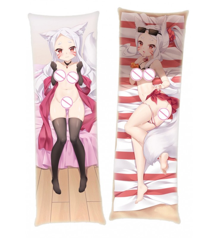 Sewayaki Kitsune no Senko-san Shiro Japanese character body dakimakura pillow cover