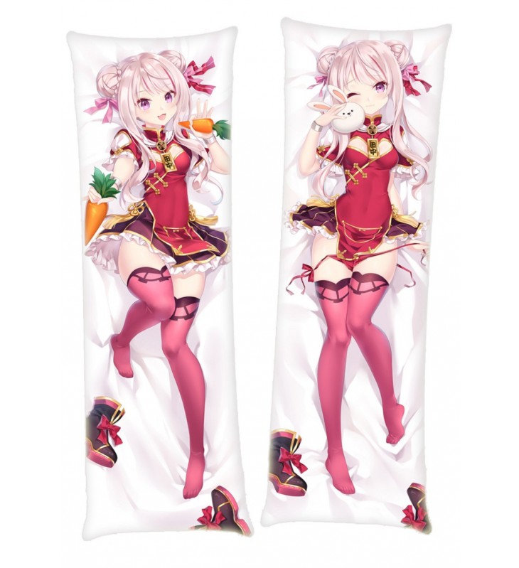 Virtual YouTuber TanakaHime Japanese character body dakimakura pillow cover