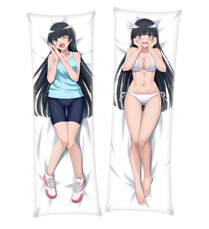 How Heavy Are the Dumbbells You Lift Souryuuin Akemi Japanese character body dakimakura pillow cover