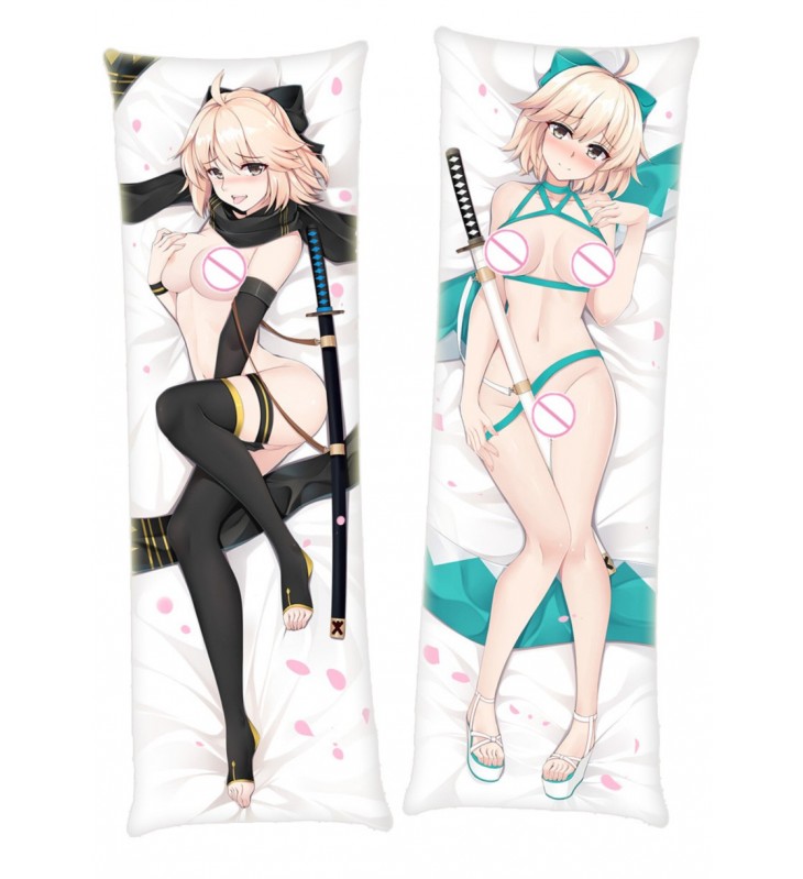 FATE GRAND ORDER SWIMSUIT OKITA SOJI Japanese character body dakimakura pillow cover