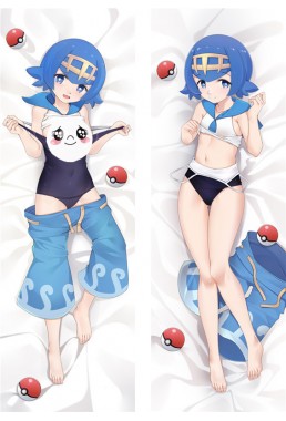 Pokemon Sword and Shield Lana Anime Dakimakura japanese pillowcase